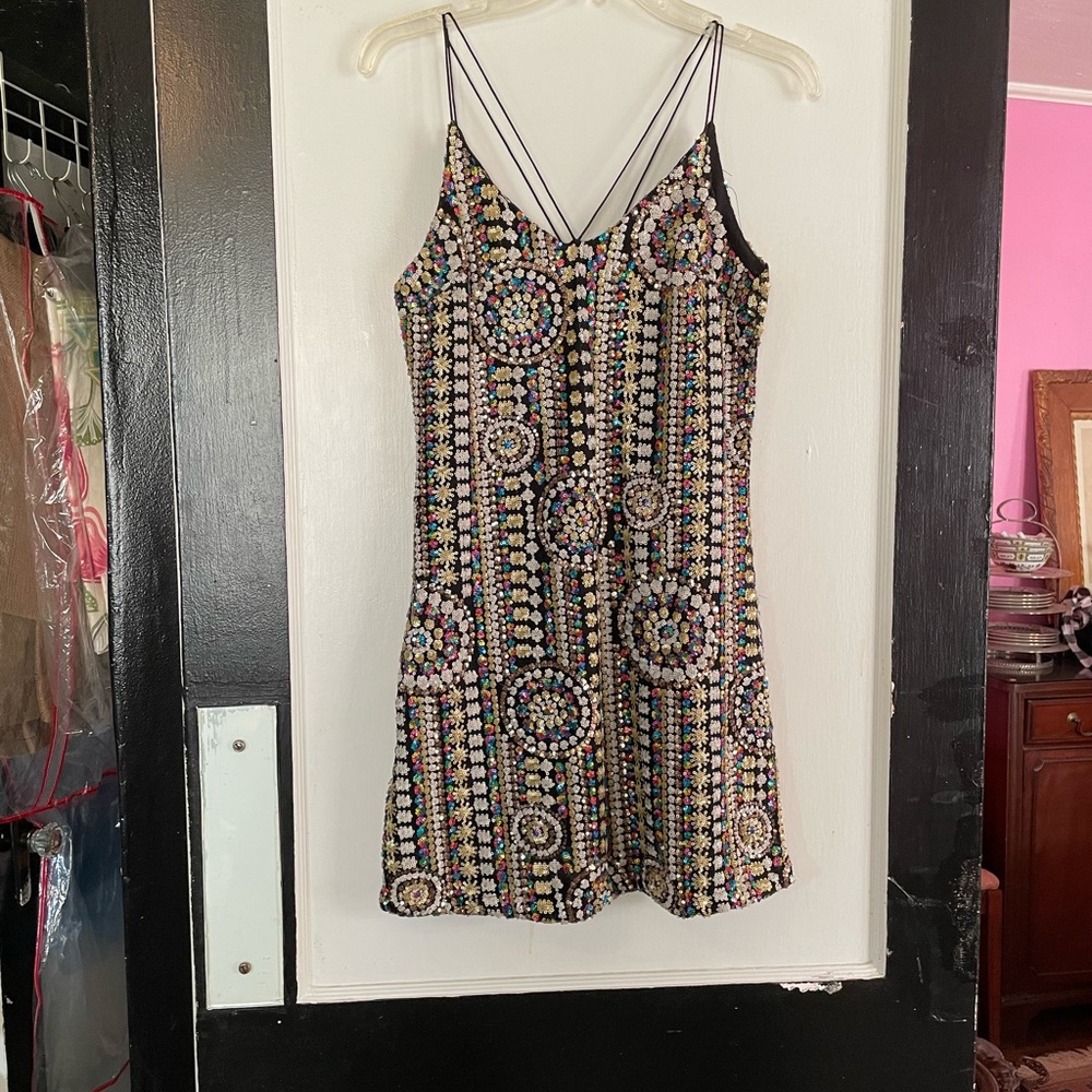 Spaghetti strap party dress. Fabulous!!